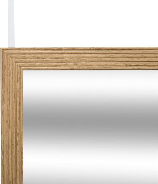 Nástěnné zrcadlo TASSO s možností zavěšení na dveře, 35 x 109 cm