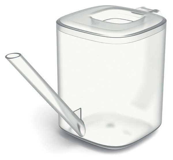 Prosperplast Konvička na květiny TUBI transparentní, 1l - 24 x 10 x 13,6 cm