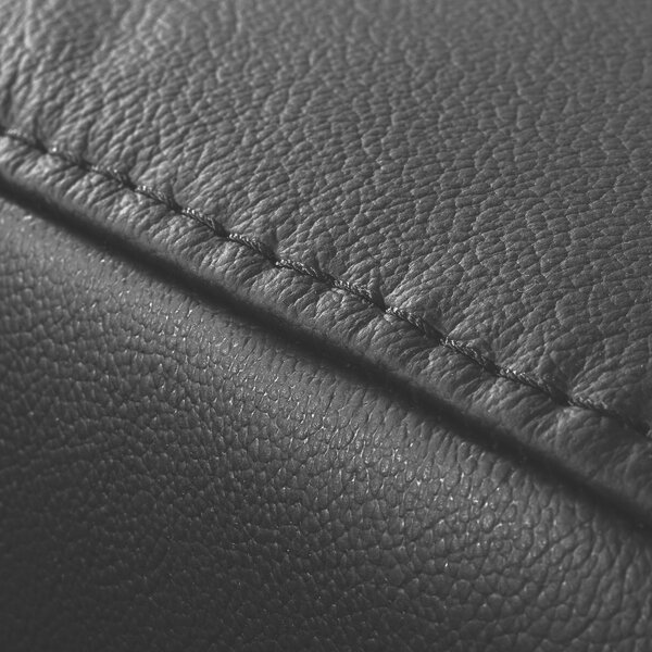 ROHOVÁ SEDAČKA, textil, kůže, černá Livetastic - Sedací soupravy, Online Only