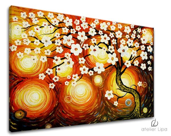 Autorská reprodukce na plátně STROM - 50x35 cm