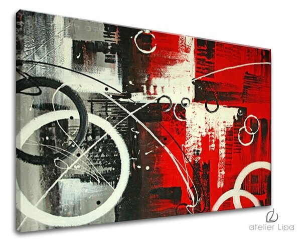 Autorská reprodukce na plátně ABSTRAKT - 50x35 cm