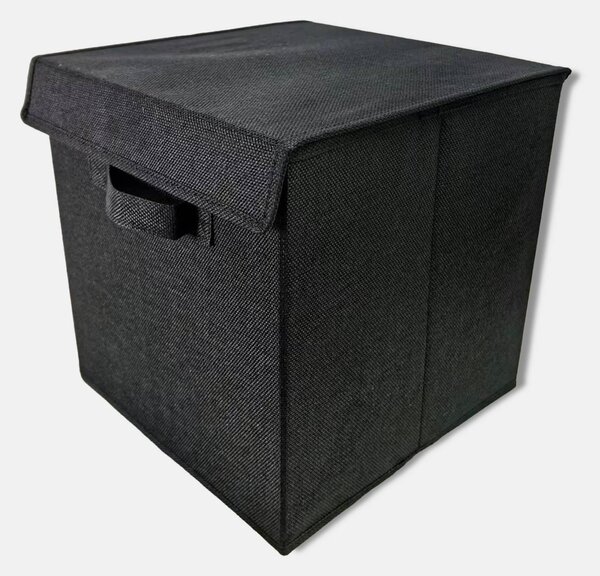 Sinsay - Skládací úložný box s rukojetí a víkem - černá