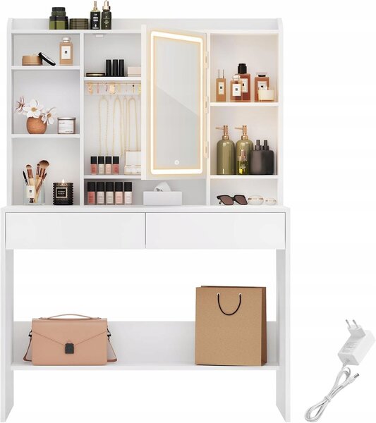 Skříňka pod umyvadlo Vicco J-Shape 80x33x60,8 cm hnědo-černá