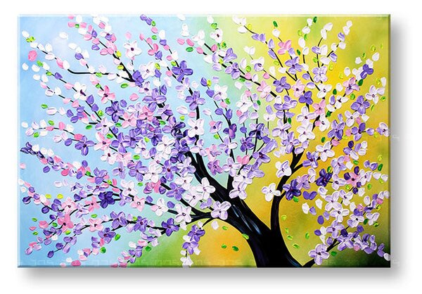 Autorská reprodukce na plátně STROMY - 45x30 cm