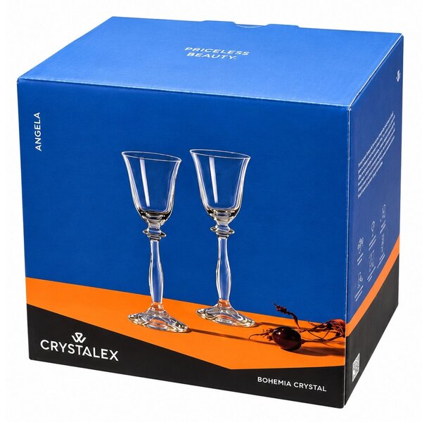 Crystalex skleničky na likér Angela 60 ml 6 ks