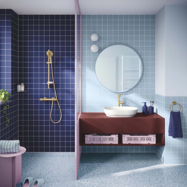 Grohe Vitalio Joy sprchová sada na stěnu Brushed Cool Sunrise 134866GN00
