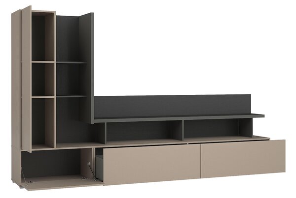 TV stolek/skříňka Orsire (congo + antracit). Akce -13%