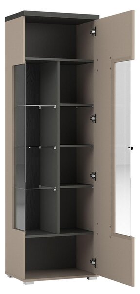 Vitrína Orsire (congo + antracit) (P). Akce -10%