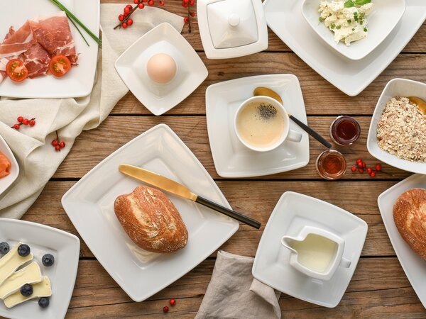 KOMBINOVANÁ SOUPRAVA, 50dílné, porcelán Creatable - Online Only nádobí, Online Only