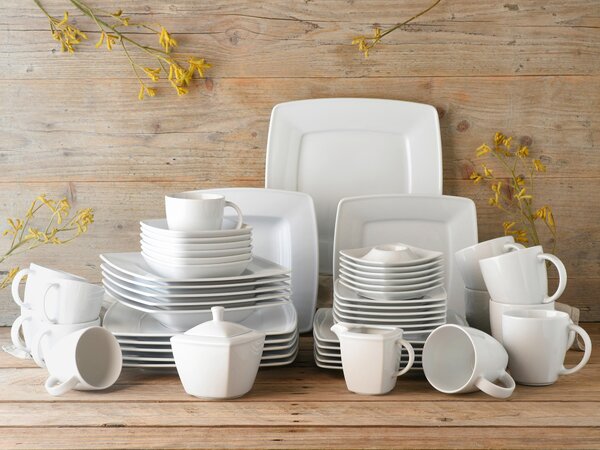 KOMBINOVANÁ SOUPRAVA, 50dílné, porcelán Creatable - Online Only nádobí, Online Only