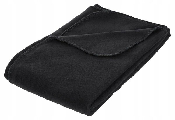 Deka Atmosphera polar fleece 125 cm x 150 cm černá
