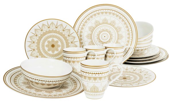 KOMBINOVANÁ SOUPRAVA, 16dílné, kamenina Creatable - Online Only nádobí, Online Only