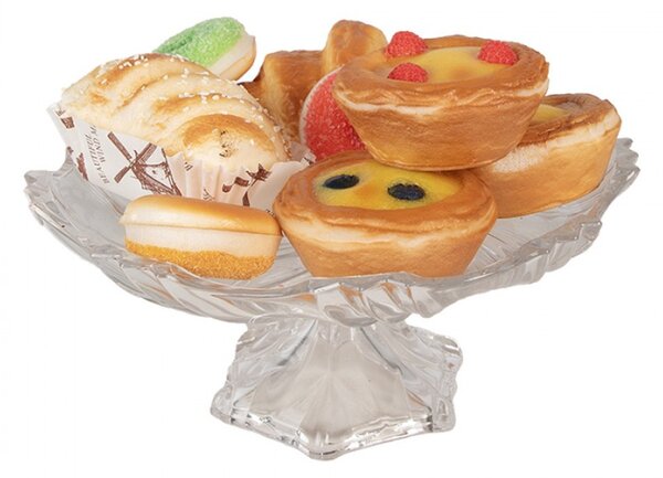 Dekorace plastový croissant – 13x7x5 cm