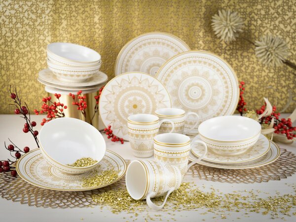 KOMBINOVANÁ SOUPRAVA, 16dílné, kamenina Creatable - Online Only nádobí, Online Only