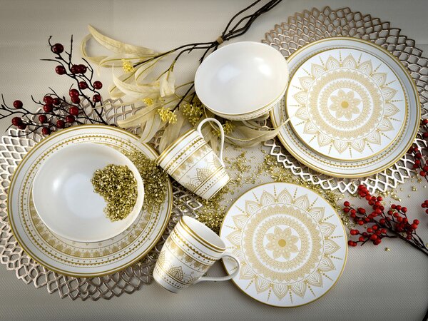 KOMBINOVANÁ SOUPRAVA, 8dílné, kamenina Creatable - Online Only nádobí, Online Only