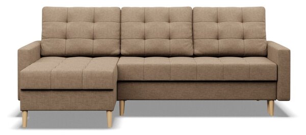 Rozkládací rohová sedací souprava OSLO model 2 Béžová