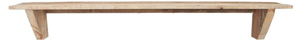 NÁSTĚNNÁ POLICE, recyklované dřevo, světle hnědá, 150/20/22 cm - Online Only svítidla, Online Only