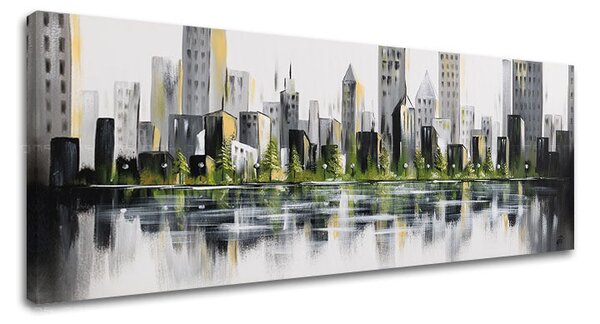 Obraz na plátně MĚSTO 130x55 cm