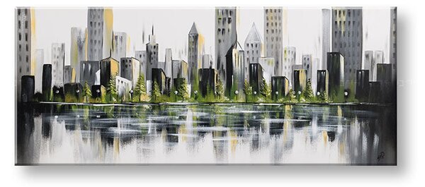 Obraz na plátně MĚSTO 130x55 cm