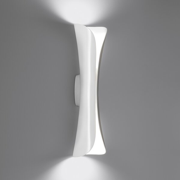 Artemide 1373020A Cadmo parete, designová nástěnná lampa, 2x10W LED GU10, bílá/bílá, výška 54cm