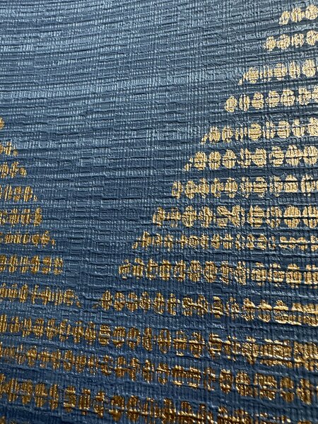 Modrá geometrická vliesová tapeta na zeď, 120721, Vavex 2025