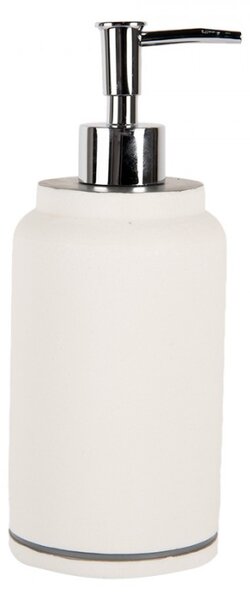 Bílý zásobník na mýdlo s pumpičkou Bath Sweet Home – 475 ml