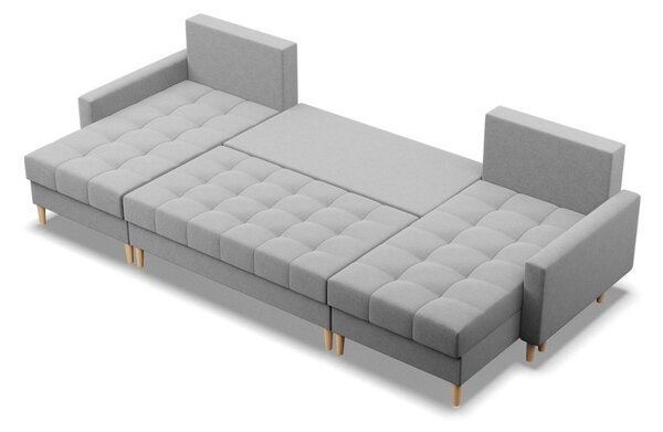 Rozkládací sedací souprava U OSLO model 2 Šedá I
