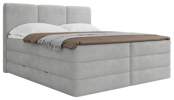POSTEL BOXSPRING, 180/200 cm, šedá MID.YOU - Postele s úložným prostorem, Online Only