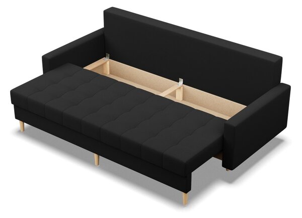 Velká rozkládací pohovka OSLO model 2 Černá
