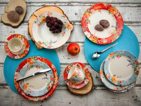 KOMBINOVANÁ SOUPRAVA, 30dílné, pórovina Creatable - Online Only nádobí, Online Only