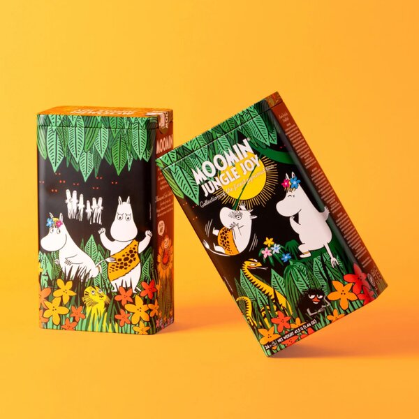 Nordqvist Set čajů Moomin Jungle Joy, dóza / 24 sáčků