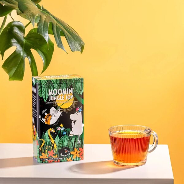 Nordqvist Set čajů Moomin Jungle Joy, dóza / 24 sáčků