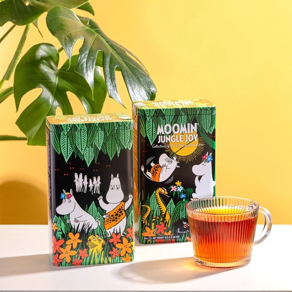 Nordqvist Set čajů Moomin Jungle Joy, dóza / 24 sáčků