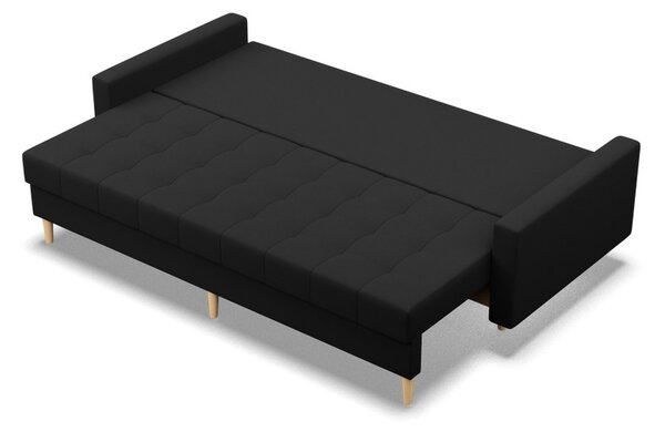 Velká rozkládací pohovka OSLO model 2 Černá