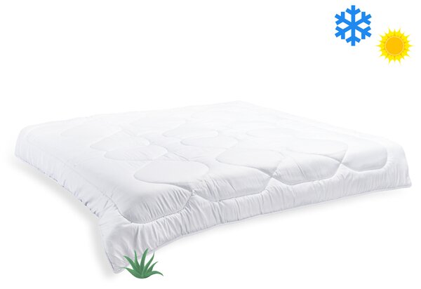 Francouzská přikrývka Aloe Vera celoroční 200x200cm 1200g