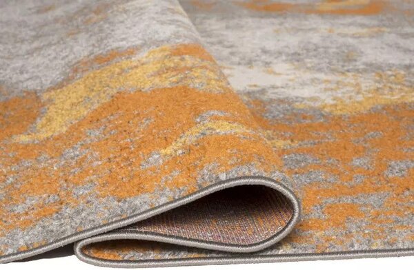 Makro Abra Moderní kusový koberec SPRING H172A oranžový Rozměr: 70x250 cm