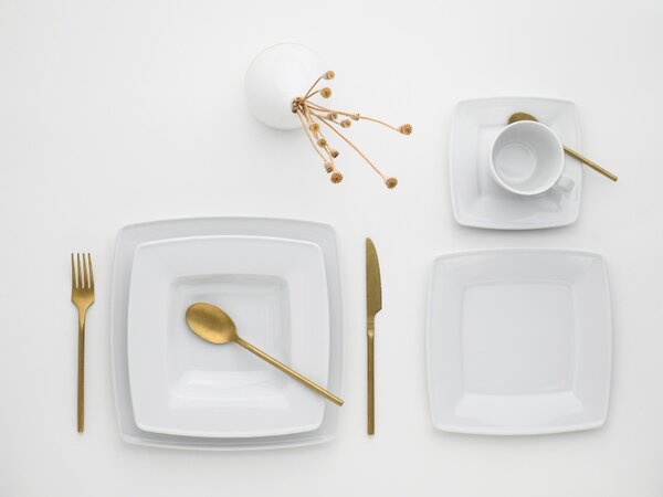 KOMBINOVANÁ SOUPRAVA, 30dílné, porcelán Creatable - Online Only nádobí, Online Only