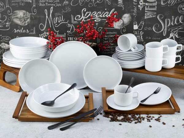 KOMBINOVANÁ SOUPRAVA, 30dílné, porcelán Creatable - Online Only nádobí, Online Only