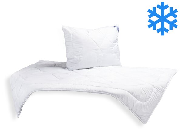 Zimní SET AntiStress, přikrývka 140x200cm 1300g + polštář 70x90cm 900g UNICO® zip