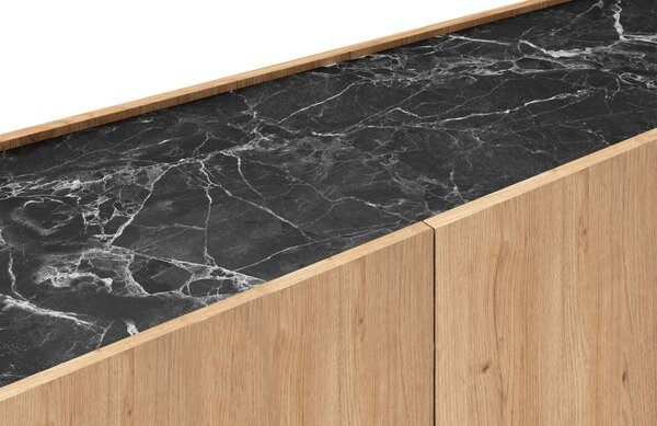 Marckeric TV stolek Dione 160 x 41,8 cm s dubovým dekorem