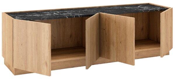 Marckeric TV stolek Dione 160 x 41,8 cm s dubovým dekorem
