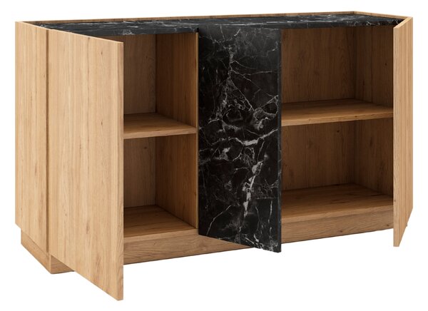 Marckeric Komoda Dione 140 x 40 cm s dubovým dekorem