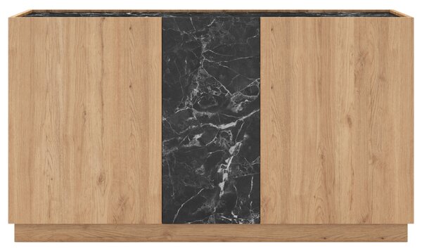 Marckeric Komoda Dione 140 x 40 cm s dubovým dekorem