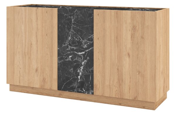 Marckeric Komoda Dione 140 x 40 cm s dubovým dekorem