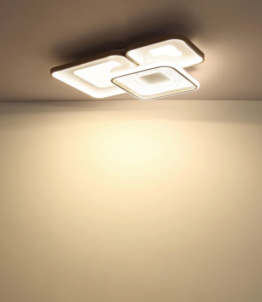 STROPNÍ LED SVÍTIDLO, 65/45,5/10 cm Globo - Online Only svítidla, Online Only