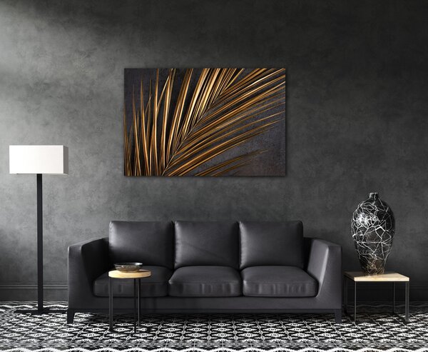 Impresi Obraz Zlatá palma - 60 x 40 cm