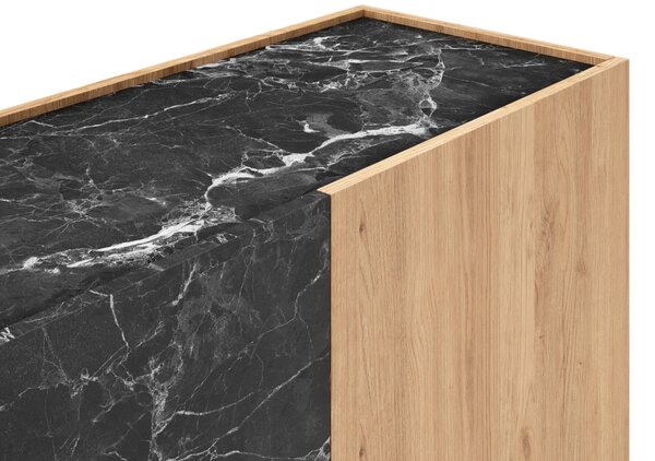 Marckeric Komoda Dione 140 x 40 cm s dubovým dekorem