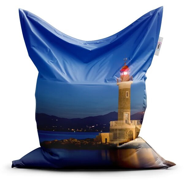 Sablio Sedací vak Classic Noční maják - 150x100 cm