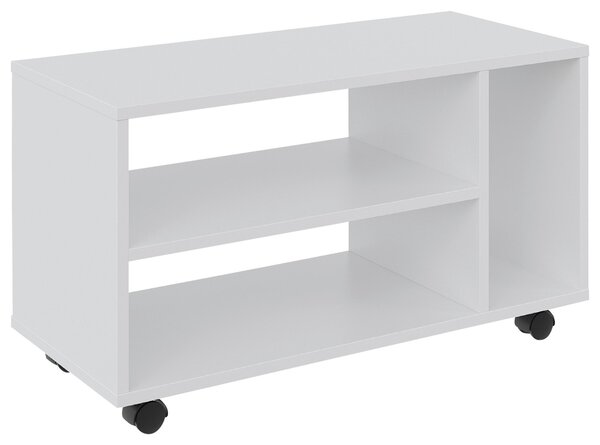 KOMODA POD TELEVIZI, bílá, 73,5/42/33,5 cm Carryhome - Komody bílé