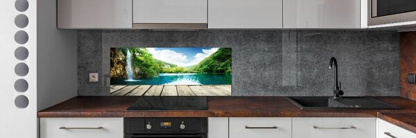 Panel do kuchyně Vodopád v lese pksh-55082996
